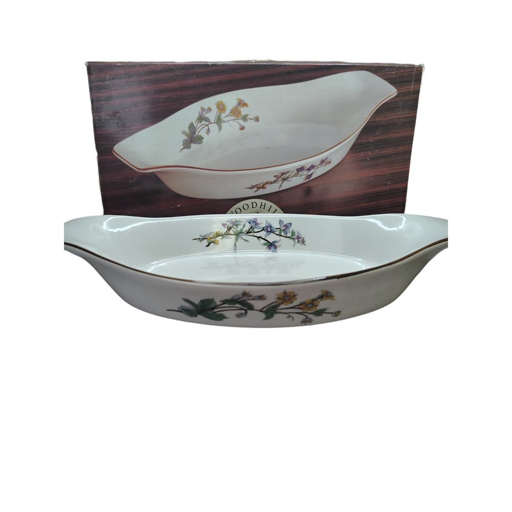 Vintage Woodhill Bakeware Oval‎ Platter Baking Dish